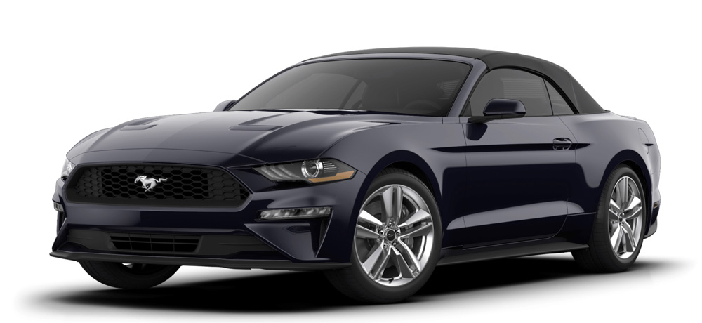 SHADOW BLACK - Mustang Ecoboost Convertibile MY2020 - USA