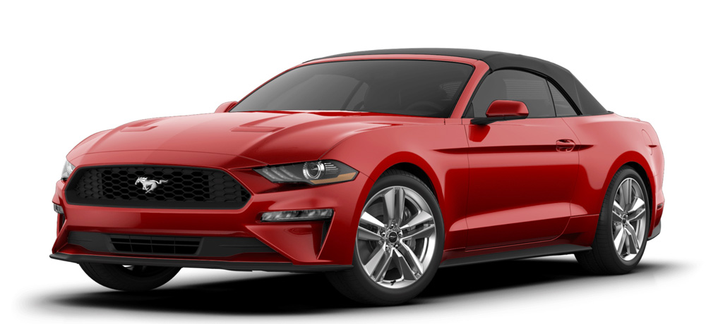 RAPID RED - Mustang Ecoboost Convertibile MY2020 - USA