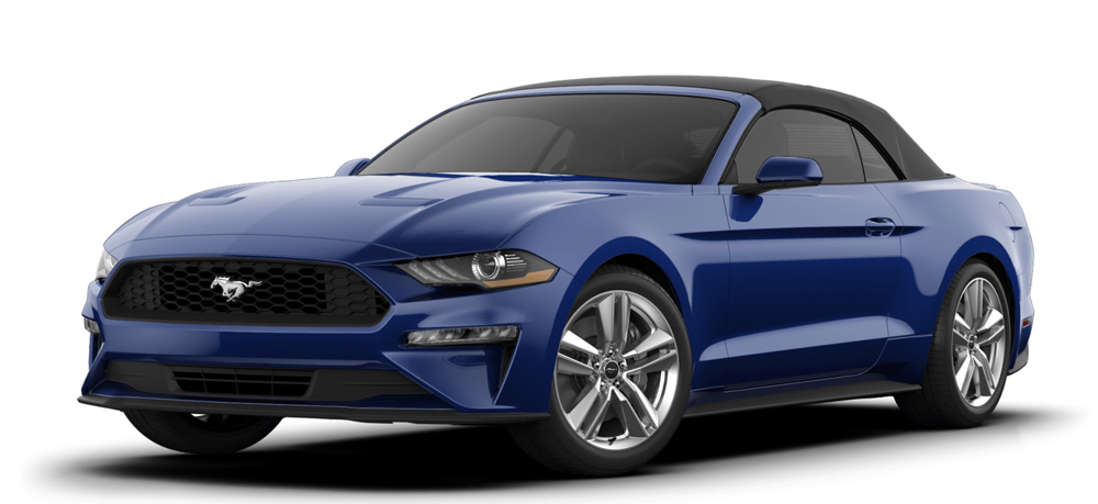 KONA BLUE - Mustang Ecoboost Convertibile MY2020 - USA