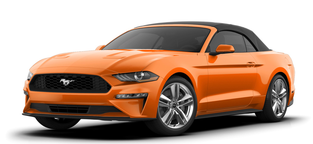 TWISTER ORANGE - Mustang Ecoboost Convertibile MY2020 - USA