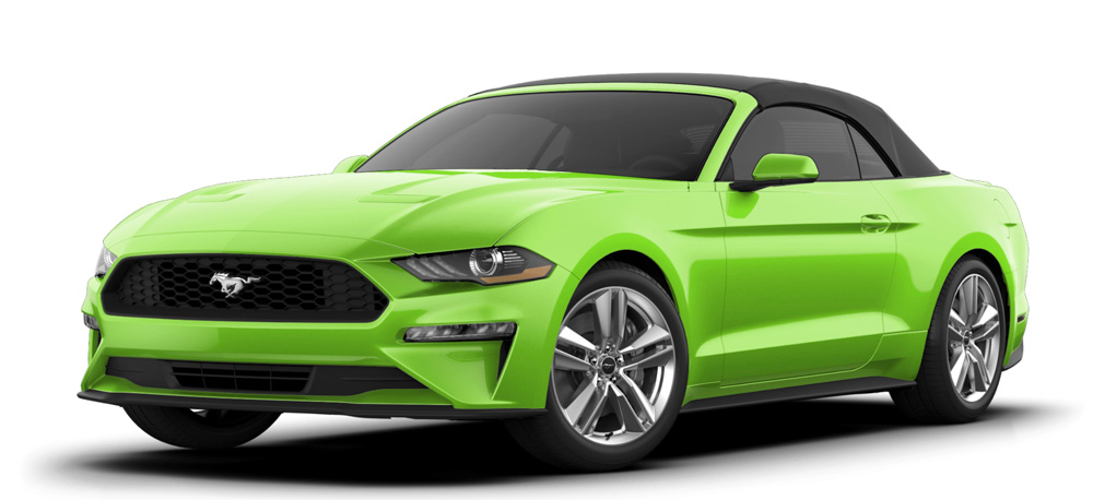 GRABBER LIME - Mustang Ecoboost Convertibile Premium MY2020 - USA