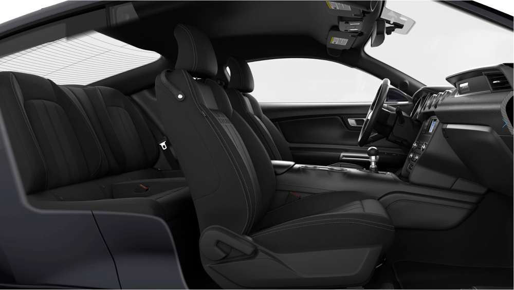 CLOTH EBONY - Mustang GT Fastback MY2020 - USA