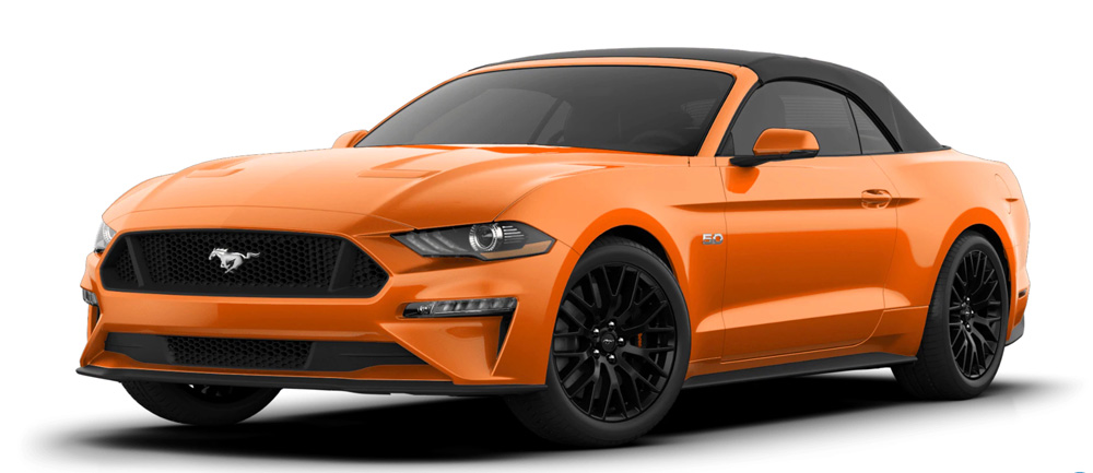 TWISTER ORANGE - Mustang GT Premium  Convertibile MY2020 - USA